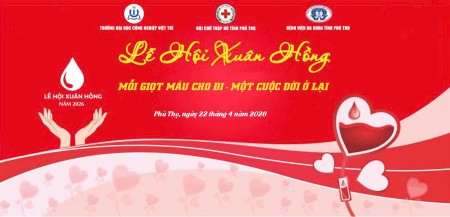 Trường Đại học Công nghiệp Việt Trì tổ chức chương trình hiến máu tình nguyện đợt 1 năm 2026